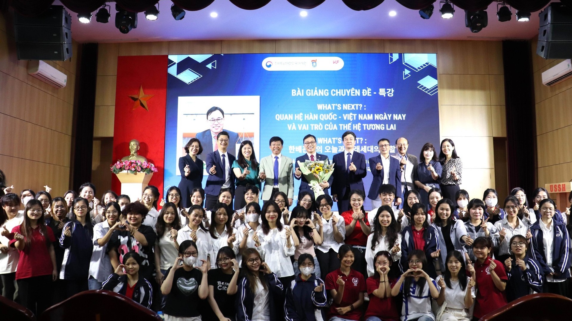 Kết nối trường Đại học Khoa học Xã hội và Nhân văn với các trường đại học và cơ sở nghiên cứu Hàn Quốc