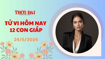 Tử vi hôm nay 12 con giáp 24/5/2024: Dậu công việc tiến triển vô cùng thuận lợi Tý tiền bạc đi lên