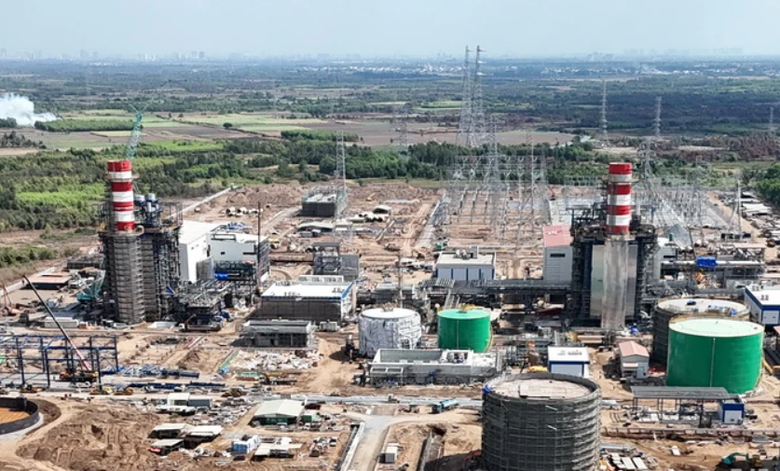 Dự án nhà máy nhiệt điện Nhơn Trạch 3 và 4 đã thi công hơn 85%. Ảnh: NDO nhon trach.PNG