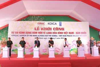 Khởi công dự án “Hành động bom mìn vì làng hòa bình Việt Nam - Hàn Quốc” tại Bình Định, Quảng Ngãi và Thừa Thiên Huế