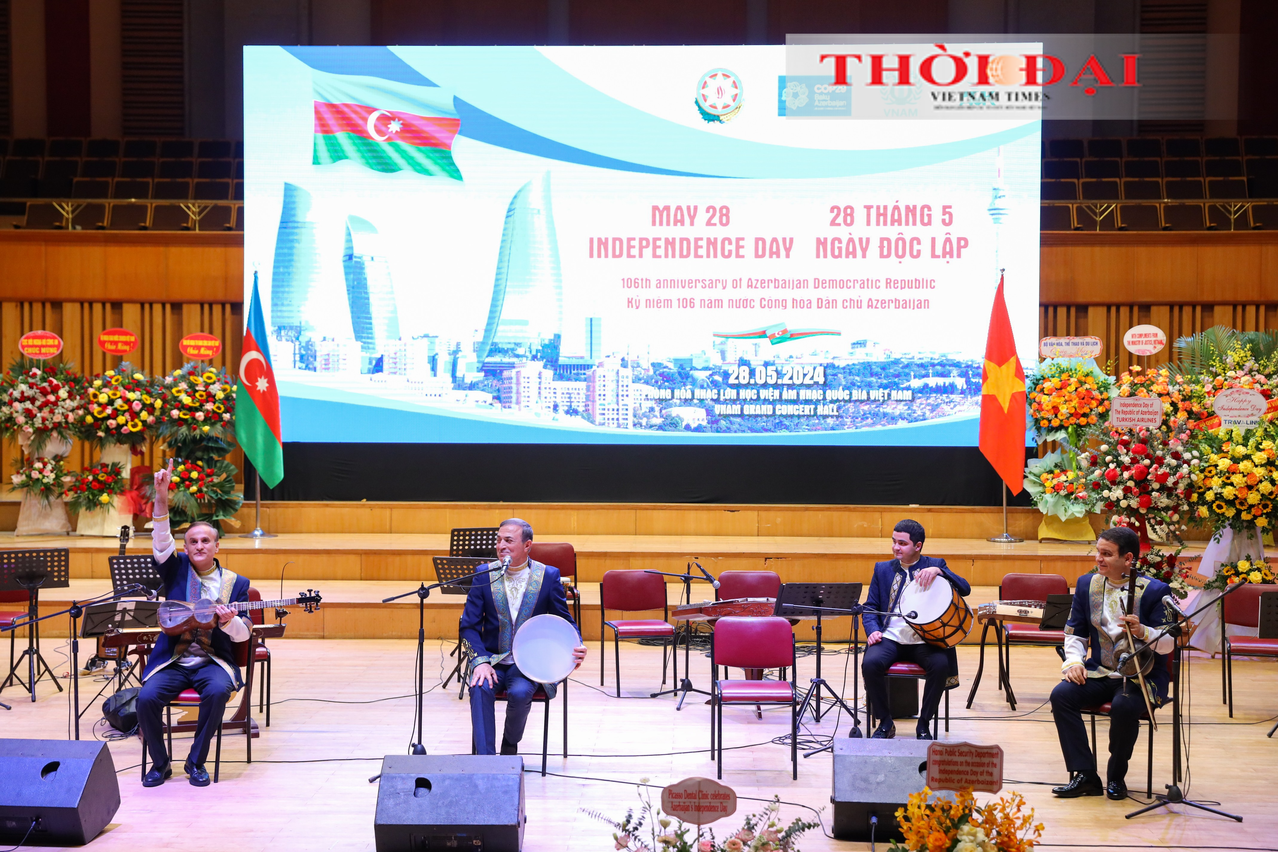 Hoà nhạc kỷ niệm 106 năm Quốc khánh Azerbaijan: Âm nhạc kết nối tình dân hai nước