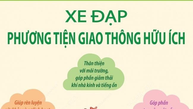 [Inforgraphic] Ngày Xe đạp Thế giới 3/6: Những hữu ích của việc đạp xe