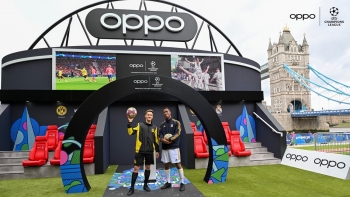 oppo va dai su thuong hieu kaka dem lai nhieu khoanh khac dang nho tai chung ket uefa champions league
