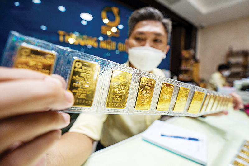 Giá vàng miếng SJC tiếp tục giảm thêm 1 triệu đồng/lượng