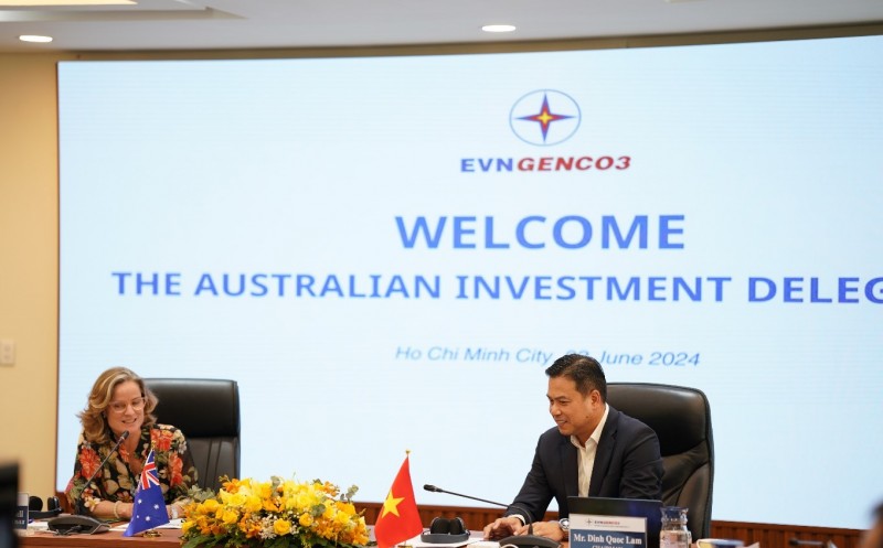 Phái đoàn đầu tư Australia thăm và làm việc với EVNGENCO3