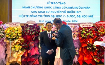 Ghi nhận đóng góp của Giáo sư Nguyễn Vũ Quốc Huy với cộng đồng Pháp ngữ và Pháp ngữ y khoa tại Thừa Thiên - Huế