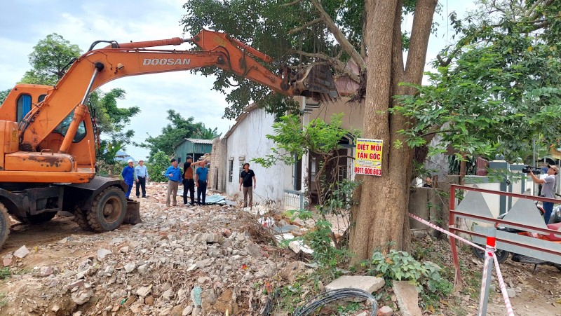 Nghi Lộc (Nghệ An): Huy động cả hệ thống chính trị vào cuộc để hoàn thành công tác giải phóng mặt bằng