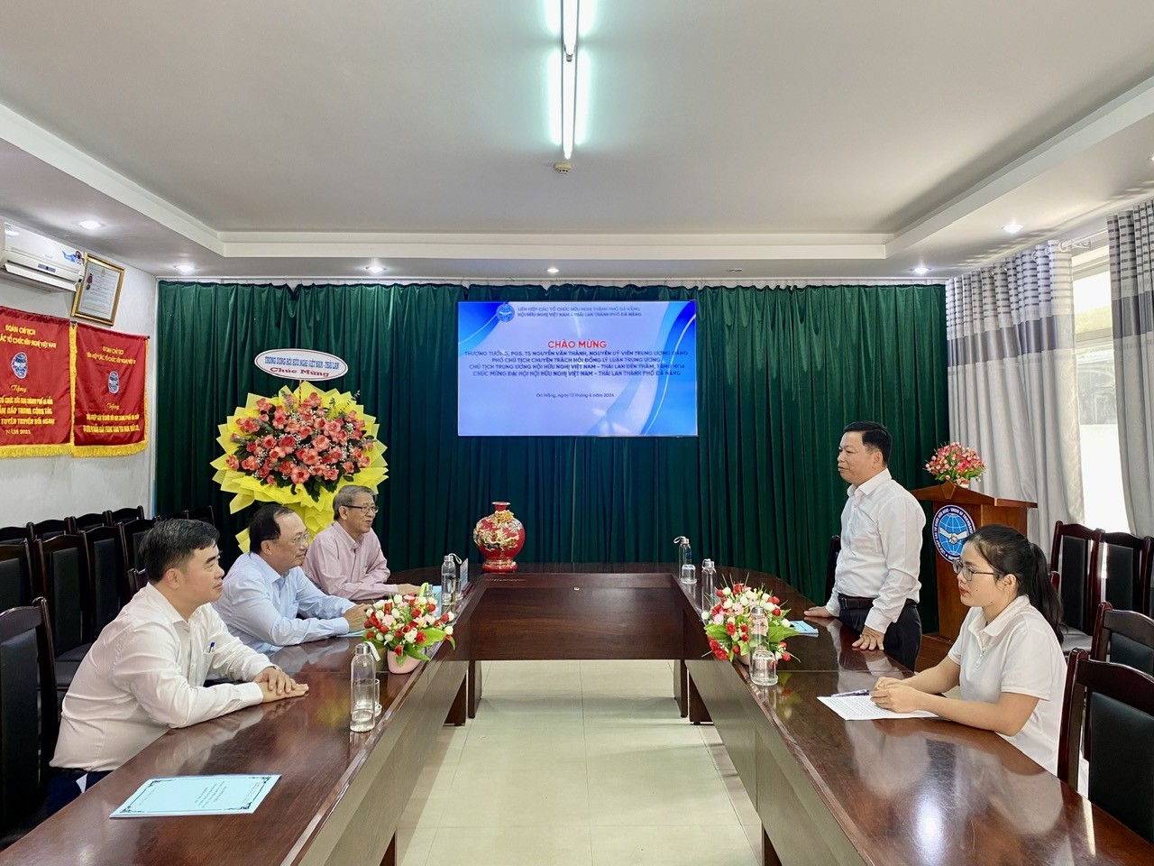 Lãnh đạo Hội Trung ương Hội Hữu nghị Việt Nam - Thái Lan làm việc với Hội Hữu nghị Việt Nam - Thái Lan TP Đà Nẵng