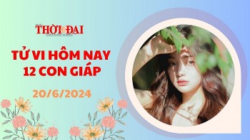 Tử vi hôm nay 12 con giáp 20/6/2024: Mùi tài lộc rủng rỉnh chảy về túi