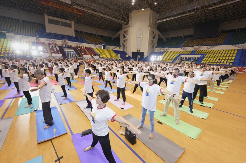 Ngày Quốc tế Yoga lần thứ 10: Điểm nhấn giao lưu nhân dân Việt Nam - Ấn Độ