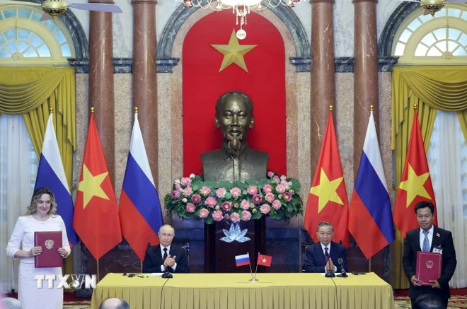 Lãnh đạo Việt-Nga nhất trí về 5 định hướng lớn trong hợp tác song phương