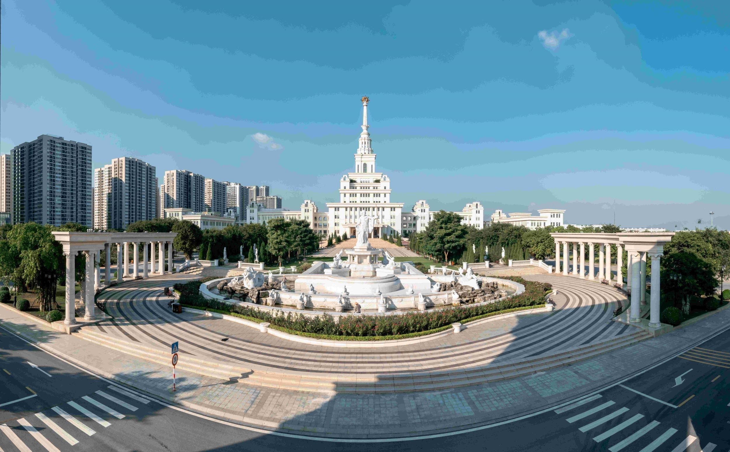  Trường Đại học VinUni tọa lạc tại đại đô thị Vinhomes Ocean Park (Gia Lâm, Hà Nội).