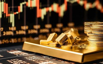 Tăng trở lại, giá vàng thế giới lập đỉnh 2 tuần