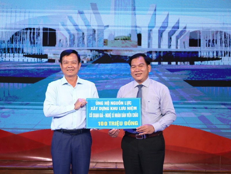 Vận động gây quỹ xây dựng Khu lưu niệm cố Soạn giả - NSND Viễn Châu