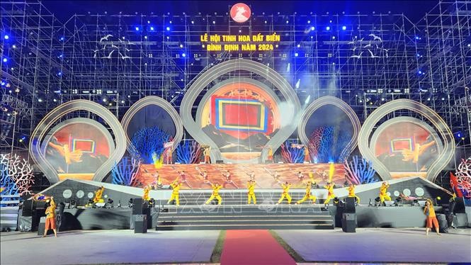 Nhiều hoạt động tại lễ hội tinh hoa đất biển Bình Định 2024