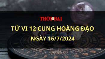 Tử vi hôm nay 12 cung hoàng đạo 16/7/2024: Bảo Bình có một ngày vô cùng may mắn