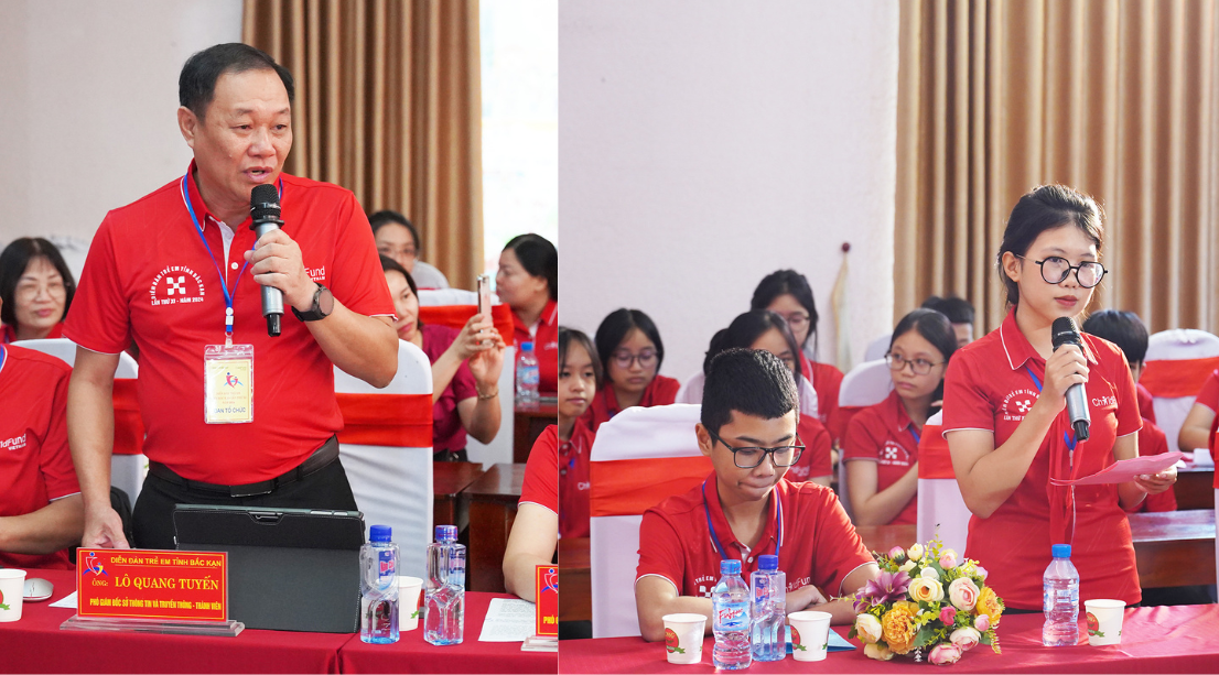 Lãnh đạo Sở Thông tin và Truyền thông trả lời câu hỏi liên quan đến vấn đề bảo vệ trẻ em trên môi trường mạng