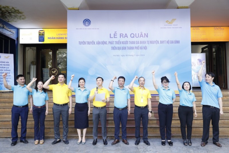 Hà Nội: Ra quân tuyên truyền, vận động tham gia BHXH tự nguyện, BHYT hộ gia đình