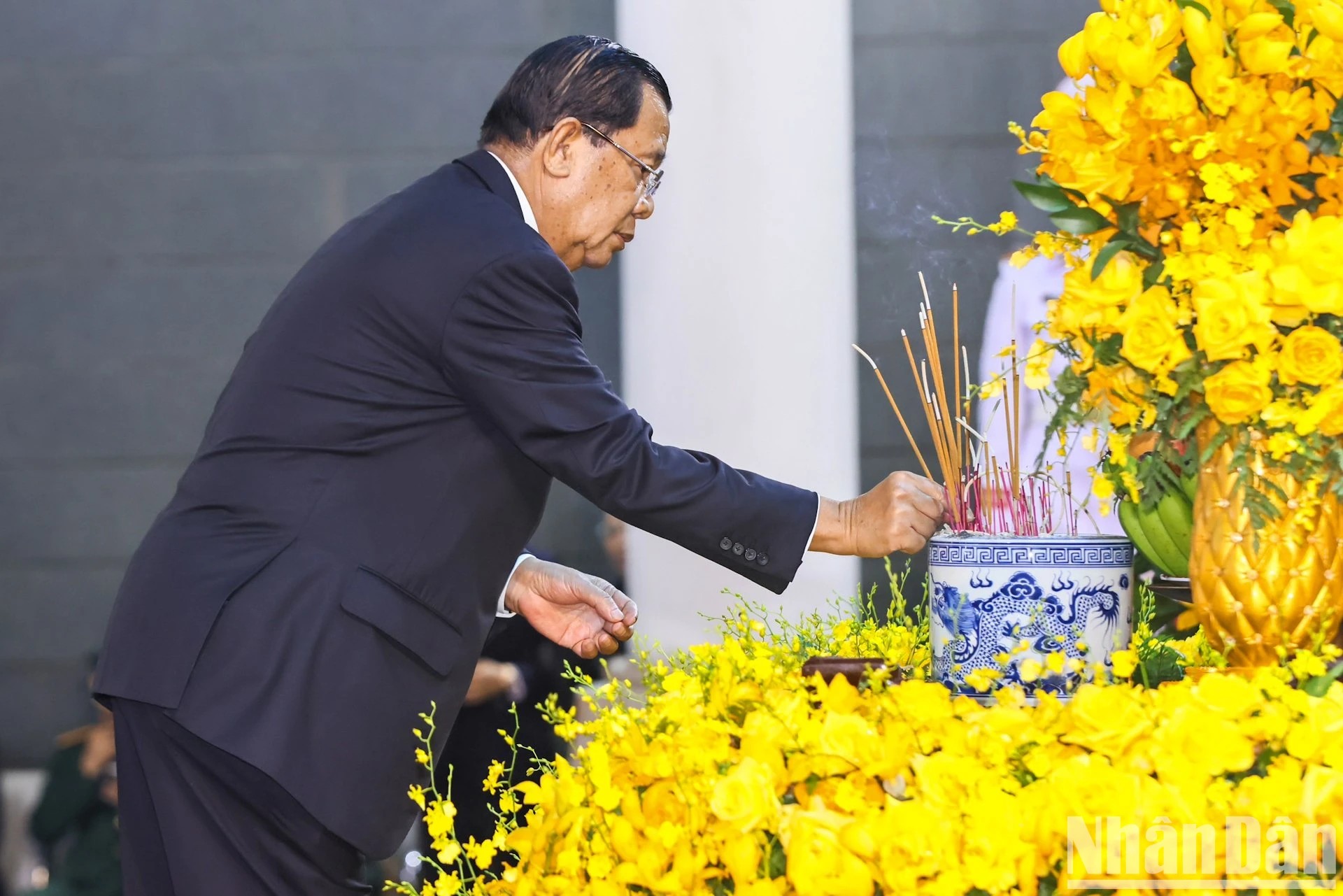 [Ảnh] Bạn bè quốc tế viếng Tổng Bí thư Nguyễn Phú Trọng