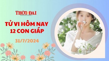 Tử vi hôm nay 12 con giáp 31/7/2024: Tuất có thể sẽ gặp phải xung đột liên quan đến tiền bạc với một người quen