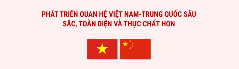 Phát triển quan hệ Việt Nam - Trung Quốc sâu sắc, toàn diện và thực chất hơn Phát triển quan hệ Việt Nam - Trung Quốc sâu sắc, toàn diện và thực chất hơn