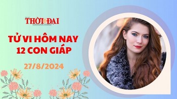 Tử vi hôm nay 12 con giáp 27/8/2024: Sửu công việc tiến triển suôn sẻ