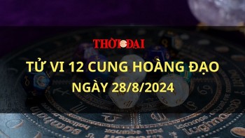 Tử vi hôm nay 12 cung hoàng đạo 28/8/2024: Bọ Cạp nhận được món đầu tư béo bở