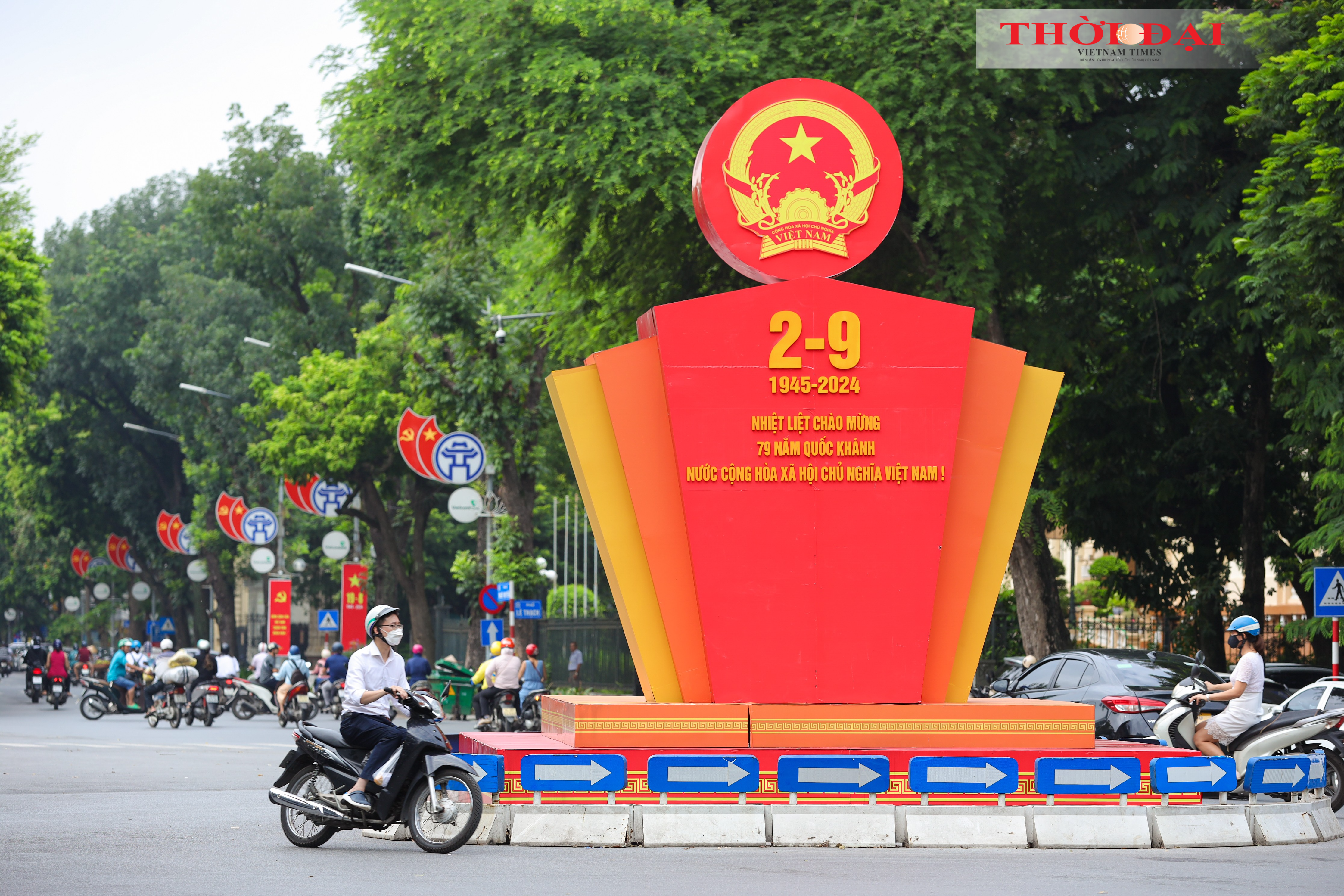 Hà Nội rực rỡ cờ hoa mừng Quốc khánh Hà Nội rực rỡ cờ hoa mừng Quốc khánh
