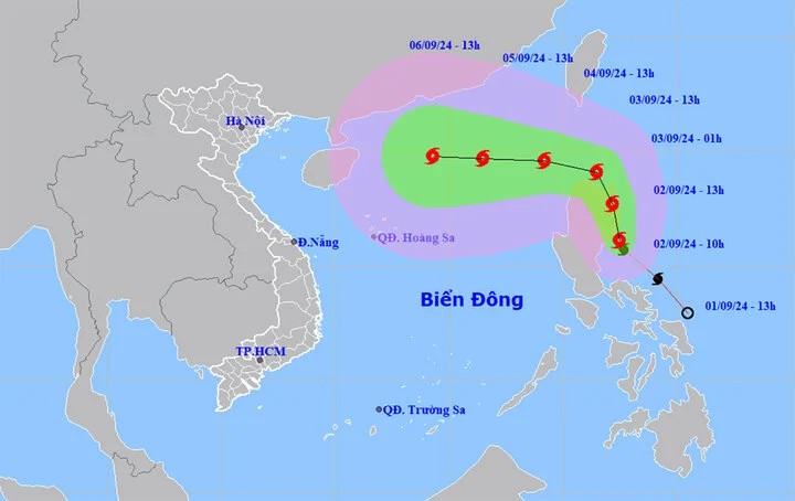 Thời tiết hôm nay (3/9): Bắc Bộ ngày nắng, oi bức, chiều tối có mưa dông