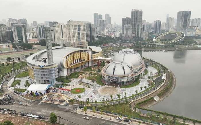 Toàn cảnh Cung thiếu nhi Hà Nội (Ảnh: T.L). Toàn cảnh Cung thiếu nhi Hà Nội (Ảnh: T.L).