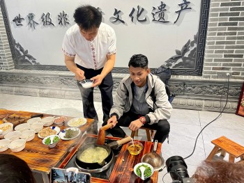 Độc đáo món “Trà dầu Cung Thành” - di sản văn hóa phi vật thể của Trung Quốc
