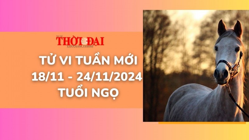 Tử vi tuần mới 18/11 đến 24/11/2024 tuổi Ngọ: Tình duyên, công danh tài lộc Tử vi tuần mới 18/11 đến 24/11/2024 tuổi Ngọ: Tình duyên, công danh tài lộc