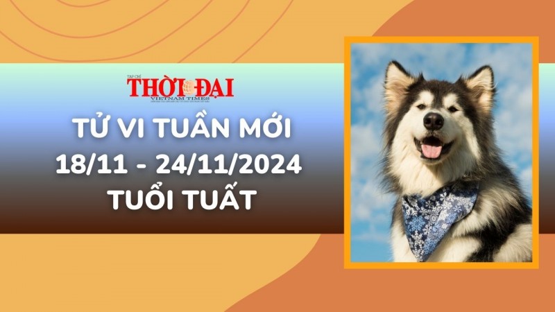 Tử vi tuần mới 18/11 đến 24/11/2024 tuổi Tuất: Tình duyên, công danh tài lộc Tử vi tuần mới 18/11 đến 24/11/2024 tuổi Tuất: Tình duyên, công danh tài lộc