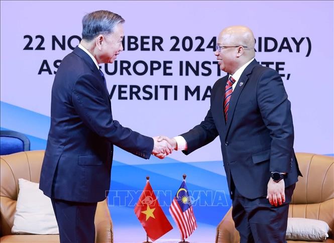 Tổng Bí thư Tô Lâm phát biểu chính sách tại Trường Đại học quốc gia Malaya