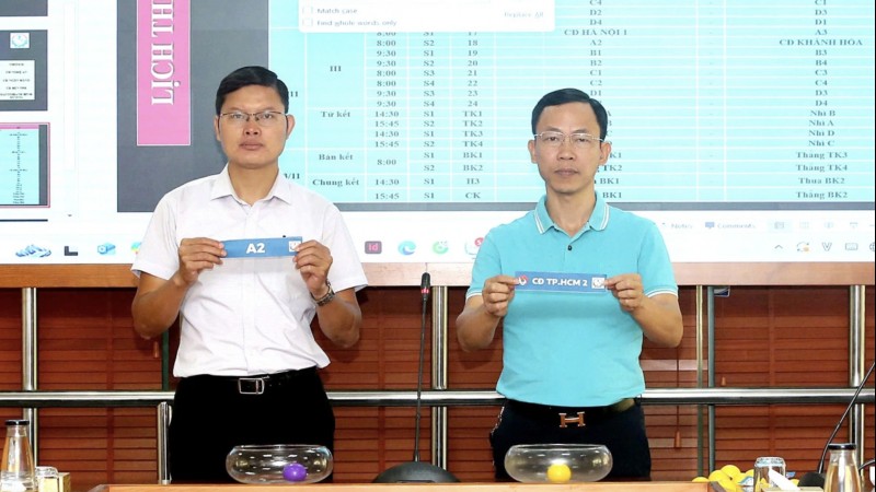 Bốc thăm Vòng chung kết Giải bóng đá công nhân, viên chức Việt Nam 2024