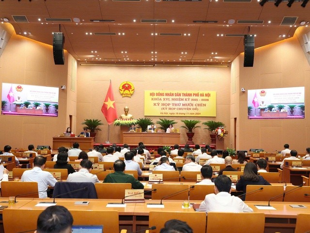 Kỳ họp chuyên đề của HDDND TP. Hà Nội ngày 19/11 (Ảnh: T.L). Kỳ họp chuyên đề của HDDND TP. Hà Nội ngày 19/11 (Ảnh: T.L).