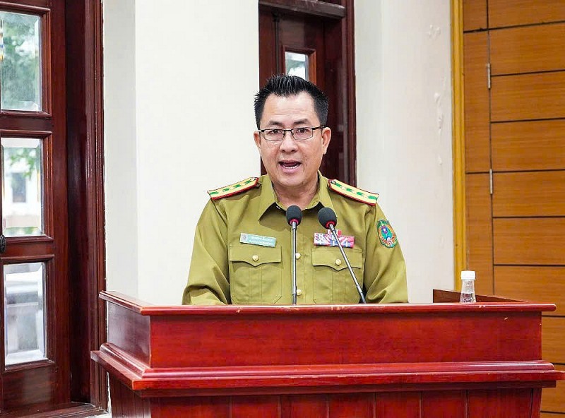 Bồi dưỡng kiến thức trong lĩnh vực phi chính phủ nước ngoài cho cán bộ công an nước bạn Lào