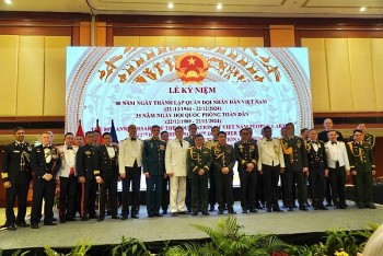 Kỷ niệm 80 năm ngày thành lập Quân đội Nhân dân Việt Nam tại Indonesia, Campuchia