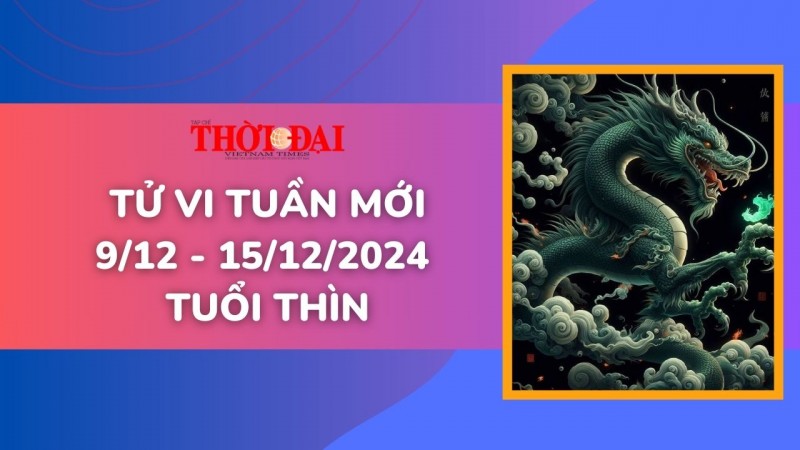 Tử vi tuần mới tuổi Thìn 9/12 đến 15/12/2024: Tình duyên, công danh tài lộc