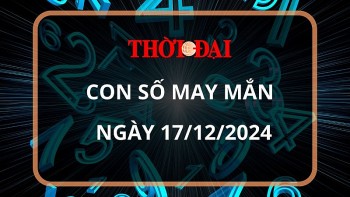 Con số may mắn hôm nay 17/12/2024 12 con giáp: Dãy số phát tài phát lộc