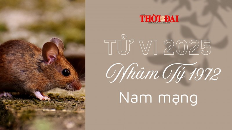 Tử vi năm 2025 tuổi Nhâm Tý 1972 nam mạng: Ít biến động, ít có vấn đề nghiêm trọng
