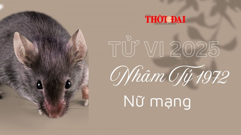 Tử vi năm 2025 tuổi Nhâm Tý 1972 nữ mạng: Sức khỏe, gia đạo, công danh sự nghiệp