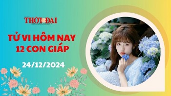 Tử vi hôm nay 12 con giáp 24/12/2024: Thân đón tin vui tình duyên đúng ngày Noel