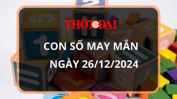 Con số may mắn hôm nay 26/12/2024 12 con giáp: Dần cát tinh chiếu mệnh, lộc lá đầy nhà