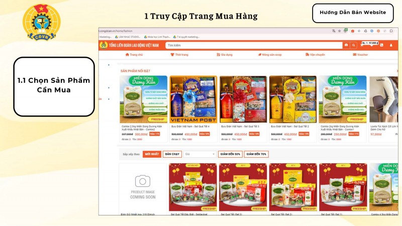 Từ 20/12: Người lao động được hỗ trợ gì khi tham gia Chợ Tết Công đoàn 2025 trực tuyến?