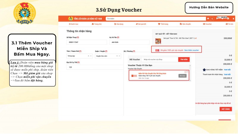Từ 20/12: Người lao động được hỗ trợ gì khi tham gia Chợ Tết Công đoàn 2025 trực tuyến?