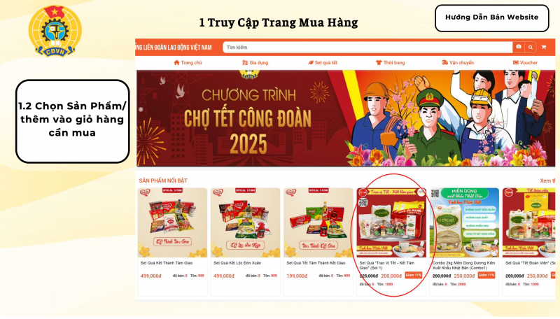 Từ 20/12: Người lao động được hỗ trợ gì khi tham gia Chợ Tết Công đoàn 2025 trực tuyến?