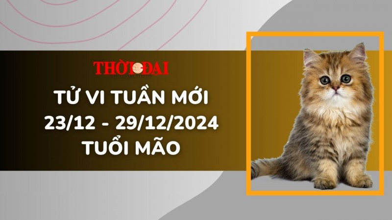 Tử vi tuần mới 23/12 đến 29/12/2024 tuổi Mão: Cát tinh ghé thăm