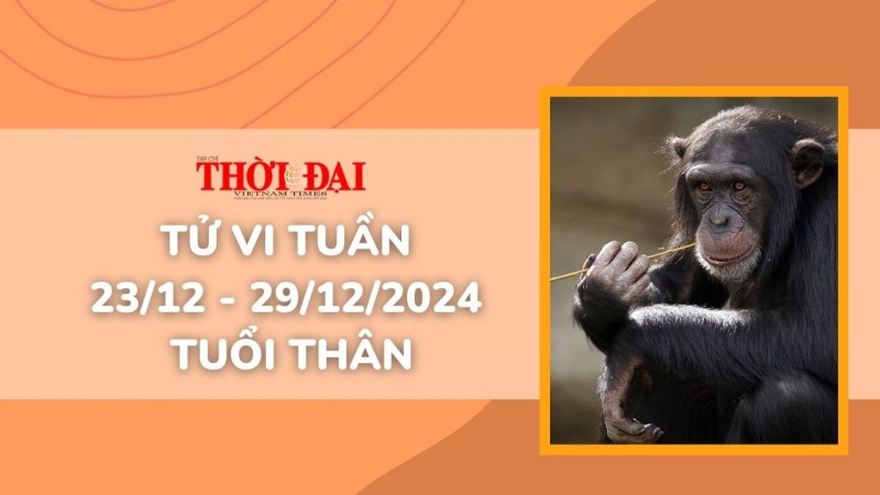 Tử vi tuần mới 23/12 đến 29/12/2024 tuổi Thân: Tình duyên, công danh tài lộc