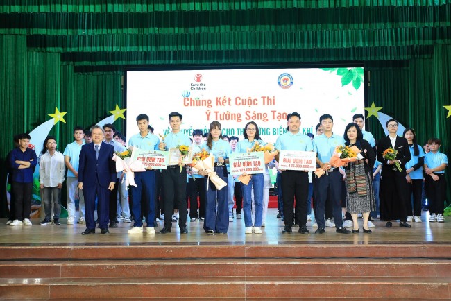 Trao giải cho những giải pháp đổi mới sáng tạo nhằm ứng phó với biến đổi khí hậu